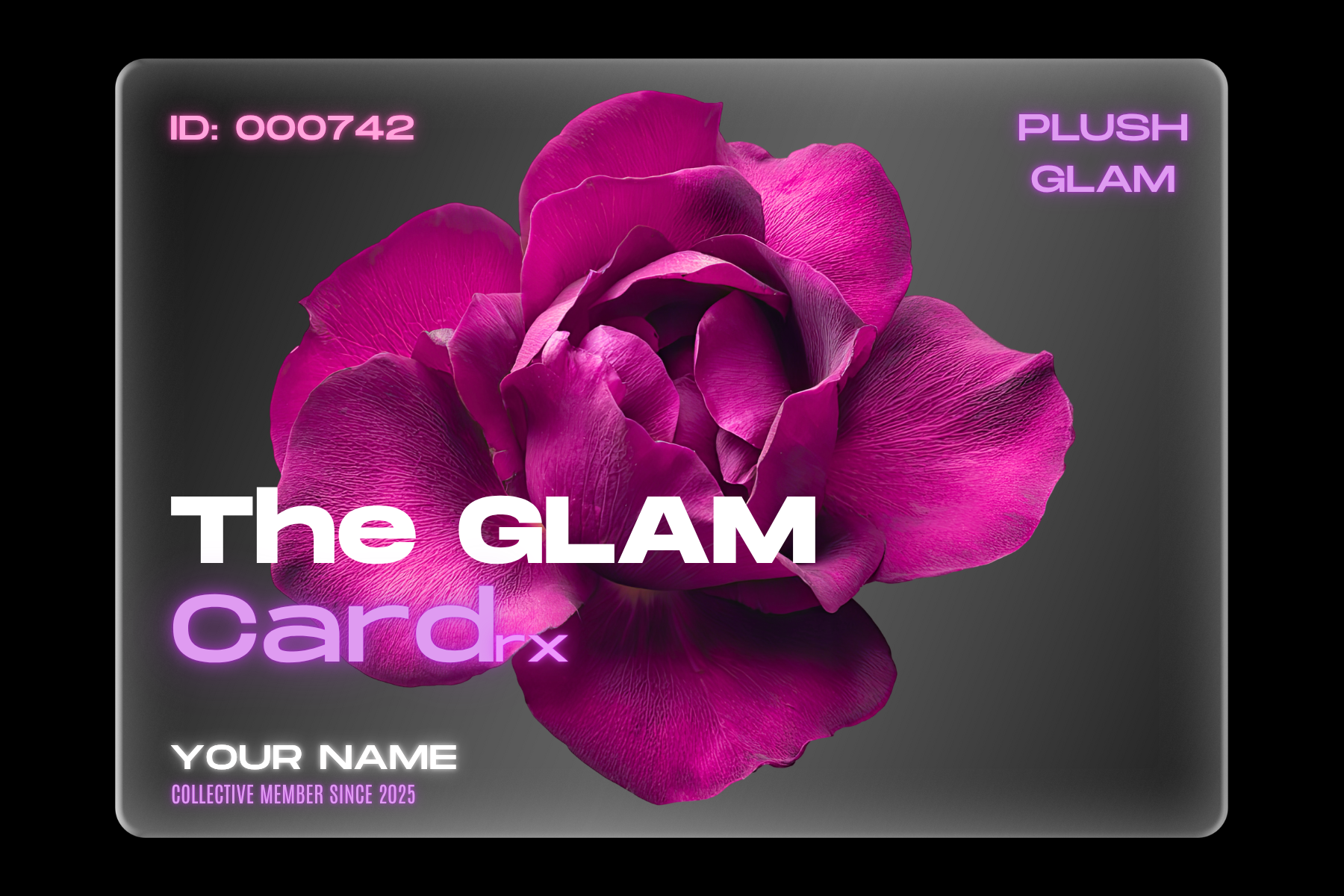 PLUSH Collective - GLAM CARD – Membership Rx