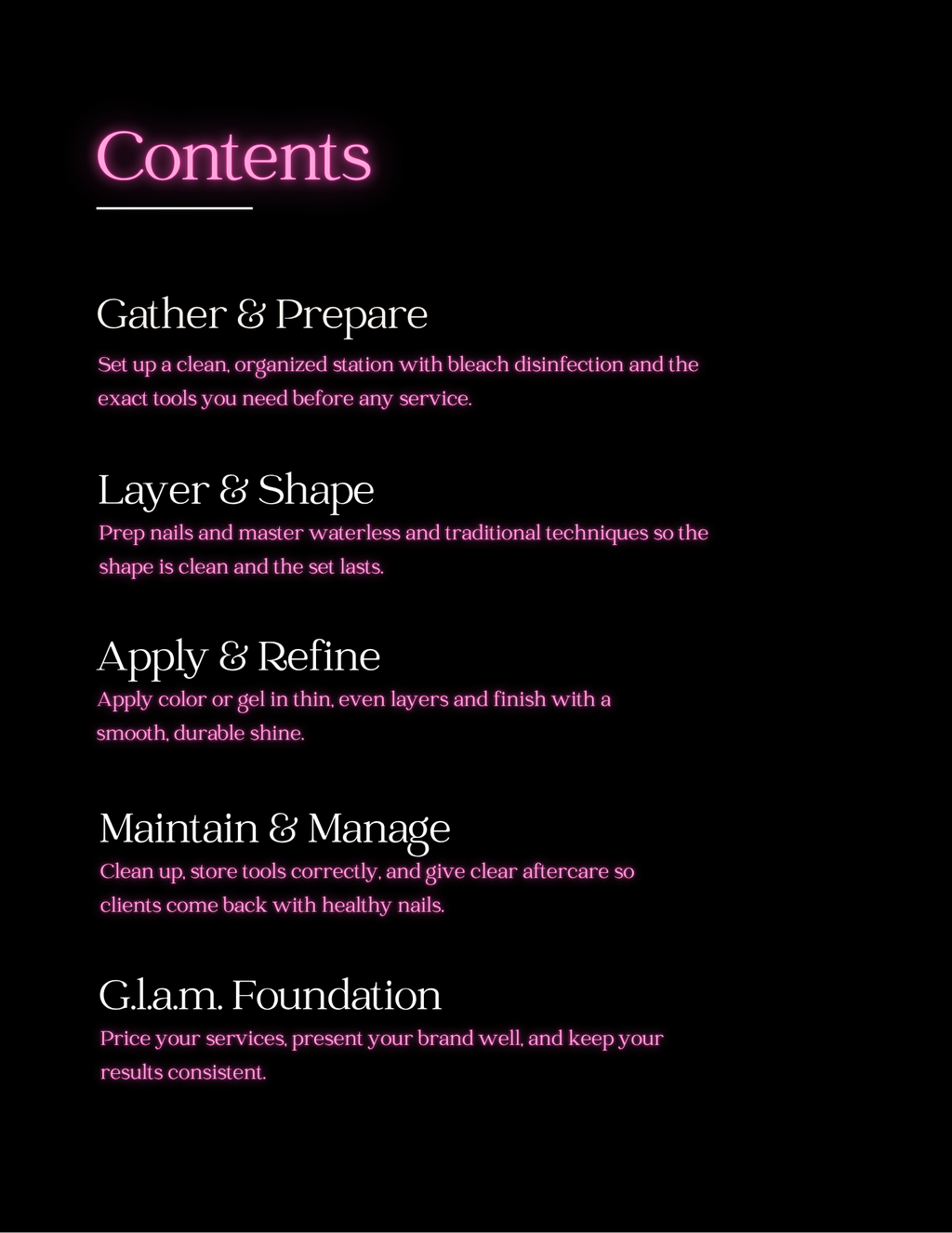 Sweet Set - A Step-by-Step Guide to Completing a Professional Nail Set