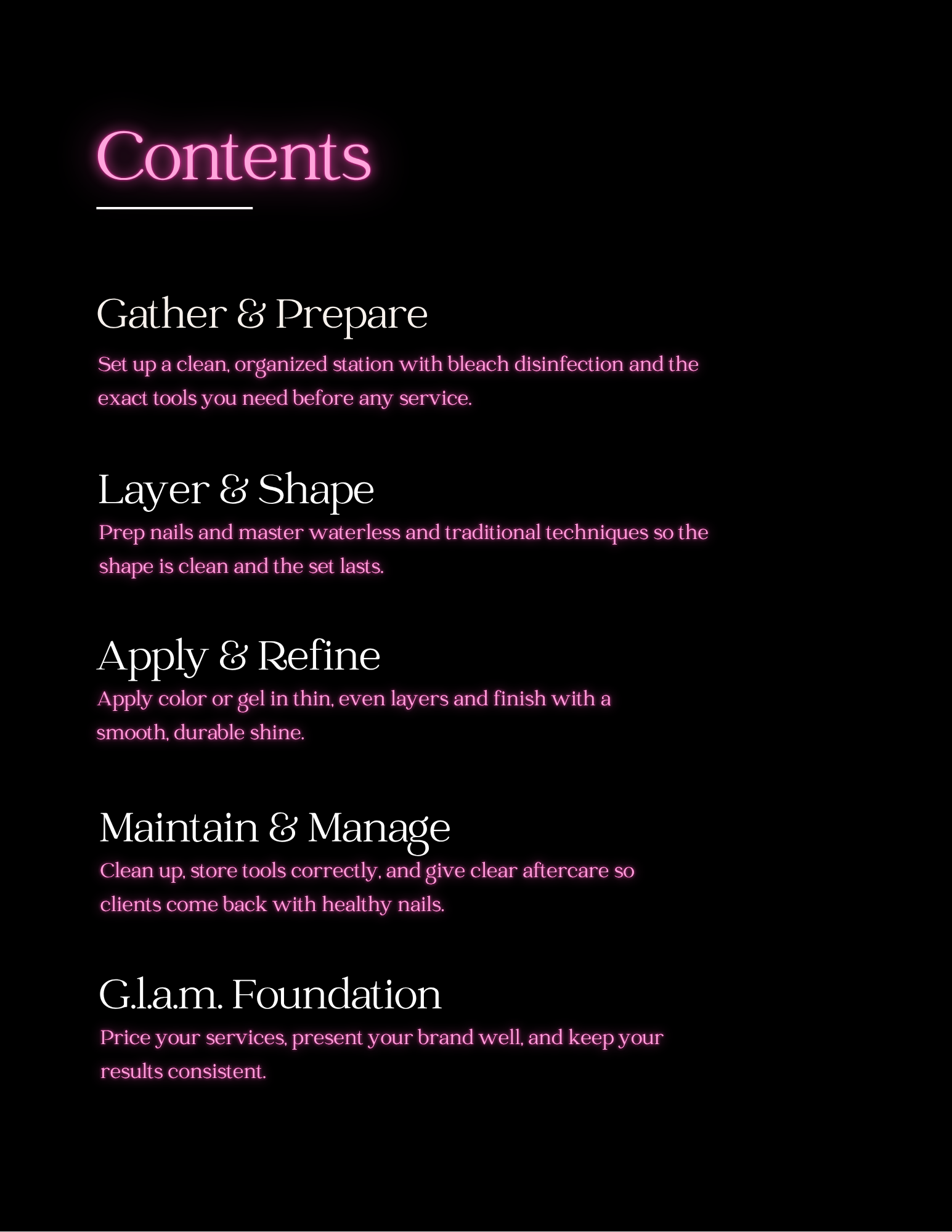 Sweet Set - A Step-by-Step Guide to Completing a Professional Nail Set