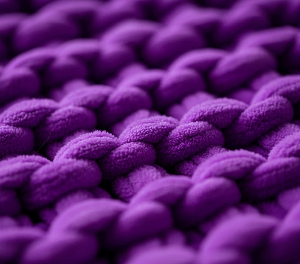 The Plush Throw – Neon Purple
