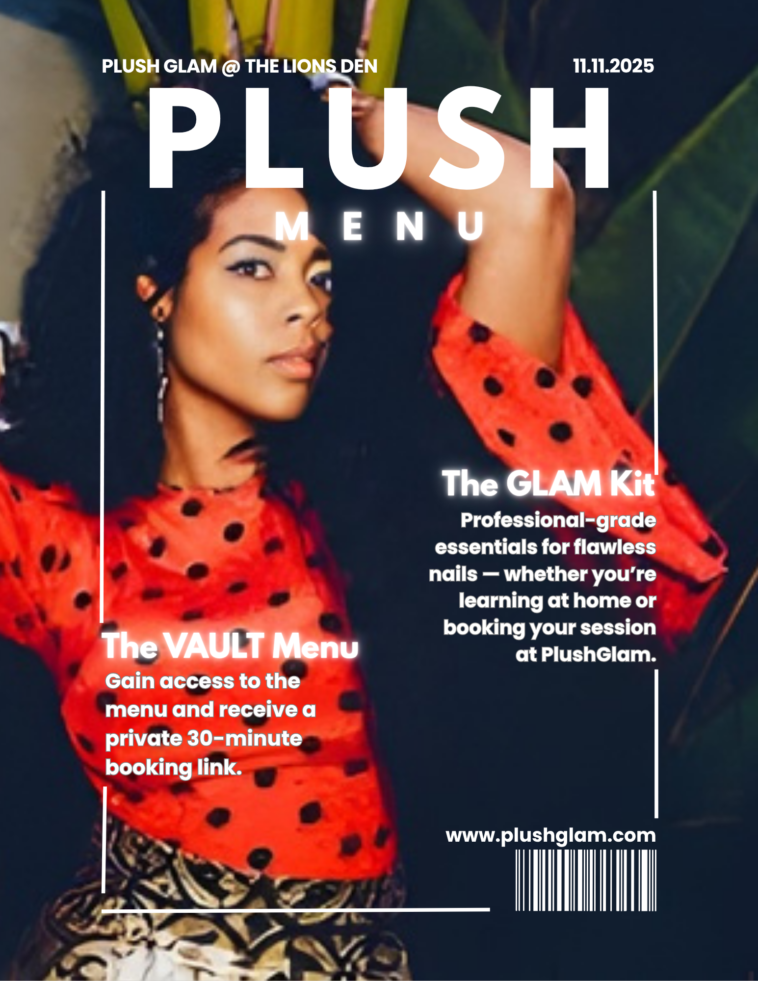 Plush Menu - Book Your Nail Session